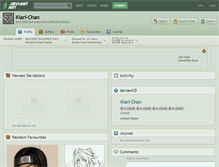 Tablet Screenshot of kiari-chan.deviantart.com