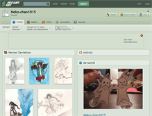 Tablet Screenshot of neko-chan1015.deviantart.com