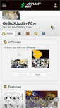 Mobile Screenshot of girikoxjustin-fc.deviantart.com