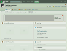 Tablet Screenshot of cielphantomhive.deviantart.com