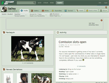 Tablet Screenshot of galxey.deviantart.com