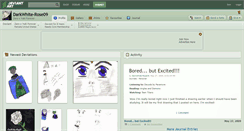 Desktop Screenshot of darkwhite-rose09.deviantart.com