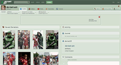 Desktop Screenshot of deviant-ant.deviantart.com