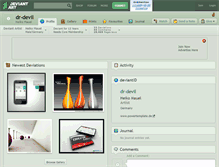Tablet Screenshot of dr-devil.deviantart.com