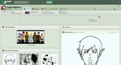 Desktop Screenshot of dragonsapphire.deviantart.com