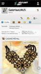 Mobile Screenshot of galeriaaurus.deviantart.com