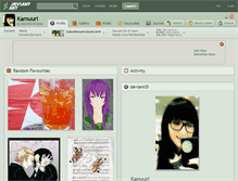 Tablet Screenshot of kamuuri.deviantart.com