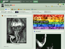 Tablet Screenshot of dandy-jon.deviantart.com