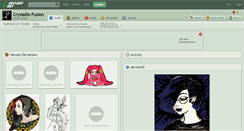 Desktop Screenshot of crystallic-fusion.deviantart.com