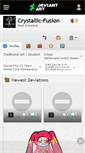Mobile Screenshot of crystallic-fusion.deviantart.com
