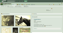Desktop Screenshot of daughternature.deviantart.com