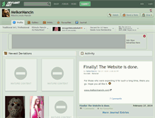 Tablet Screenshot of melkormancin.deviantart.com
