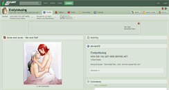 Desktop Screenshot of evelynmusing.deviantart.com