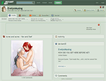 Tablet Screenshot of evelynmusing.deviantart.com