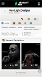 Mobile Screenshot of newlightdesigns.deviantart.com