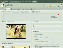 Tablet Screenshot of cucu-imagine.deviantart.com
