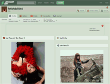 Tablet Screenshot of fetishdoll666.deviantart.com