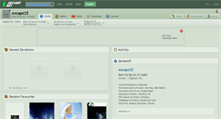 Desktop Screenshot of excape25.deviantart.com