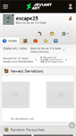 Mobile Screenshot of excape25.deviantart.com
