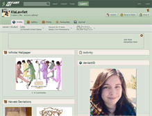Tablet Screenshot of kialawliet.deviantart.com