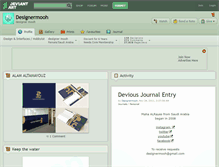 Tablet Screenshot of designermooh.deviantart.com