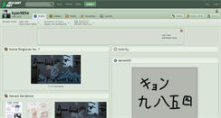 Desktop Screenshot of kyon9854.deviantart.com