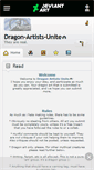 Mobile Screenshot of dragon-artists-unite.deviantart.com