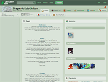 Tablet Screenshot of dragon-artists-unite.deviantart.com