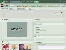 Tablet Screenshot of inkyz.deviantart.com