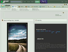Tablet Screenshot of mikepe.deviantart.com