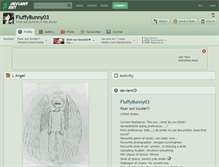 Tablet Screenshot of fluffybunny03.deviantart.com