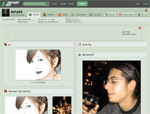 Tablet Screenshot of deha86.deviantart.com