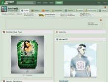 Tablet Screenshot of kontrastt.deviantart.com