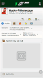 Mobile Screenshot of husky-pittoresque.deviantart.com