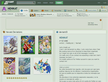 Tablet Screenshot of nenikat.deviantart.com