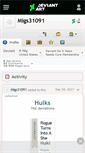 Mobile Screenshot of migs31091.deviantart.com