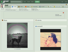 Tablet Screenshot of dihp.deviantart.com