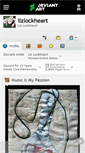 Mobile Screenshot of lizlockheart.deviantart.com