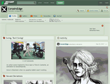 Tablet Screenshot of corsairsedge.deviantart.com