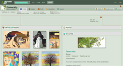 Desktop Screenshot of emmacatty.deviantart.com