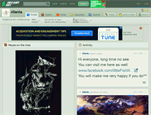 Tablet Screenshot of alianka.deviantart.com