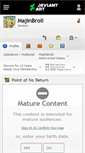 Mobile Screenshot of majinbroli.deviantart.com