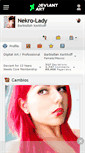 Mobile Screenshot of nekro-lady.deviantart.com