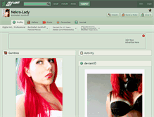 Tablet Screenshot of nekro-lady.deviantart.com