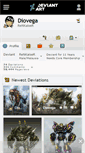 Mobile Screenshot of diovega.deviantart.com