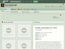 Tablet Screenshot of grey-scarborough.deviantart.com