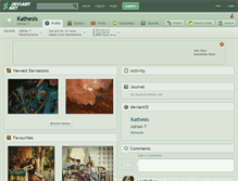 Tablet Screenshot of kathesis.deviantart.com
