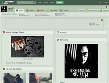 Tablet Screenshot of hypi.deviantart.com