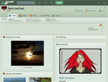 Tablet Screenshot of dark-lost-soul.deviantart.com