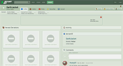Desktop Screenshot of darthjacket.deviantart.com